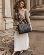 LOUENHIDE MANHATTAN TOTE BAG - BLACK