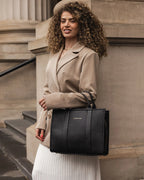 LOUENHIDE MANHATTAN TOTE BAG - BLACK