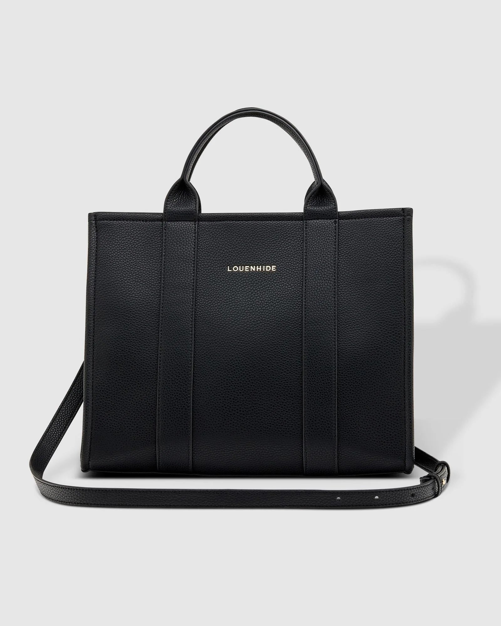 LOUENHIDE MANHATTAN TOTE BAG - BLACK