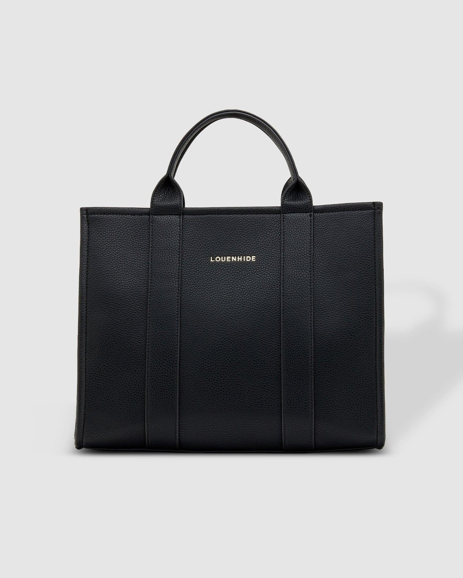 LOUENHIDE MANHATTAN TOTE BAG - BLACK