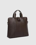 LOUENHIDE RHODES LAPTOP BAG CHOCOLATE