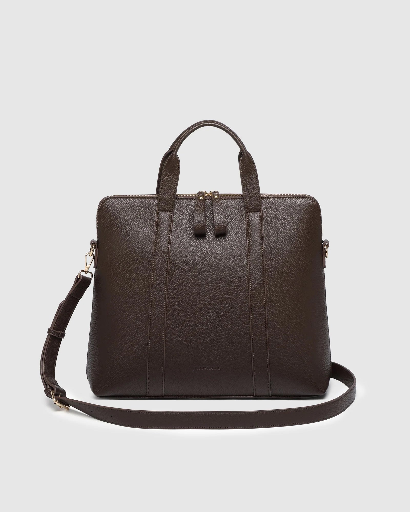 LOUENHIDE RHODES LAPTOP BAG CHOCOLATE