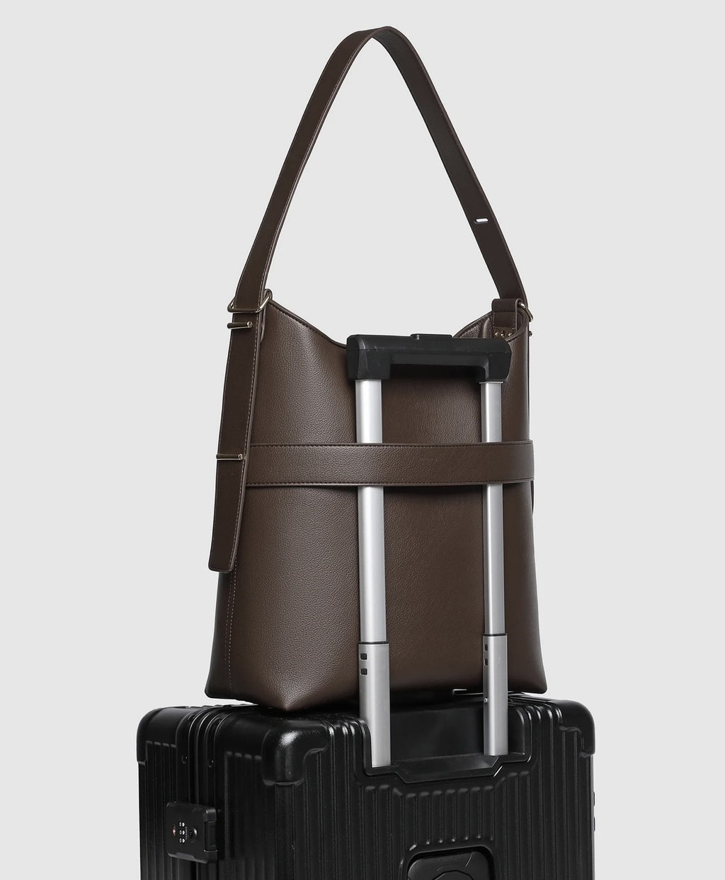 AUDREY BUCKET BAG CHOCOLATE