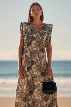 BLACK EVERYDAY BAG TO EVENING BAG (BAMBOO HANDLE)