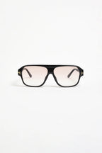 Black Gloss and Gold Sunglasses