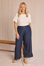 CHARMAINE CHAMBRAY LIGHTWEIGHT DENIM PANTS