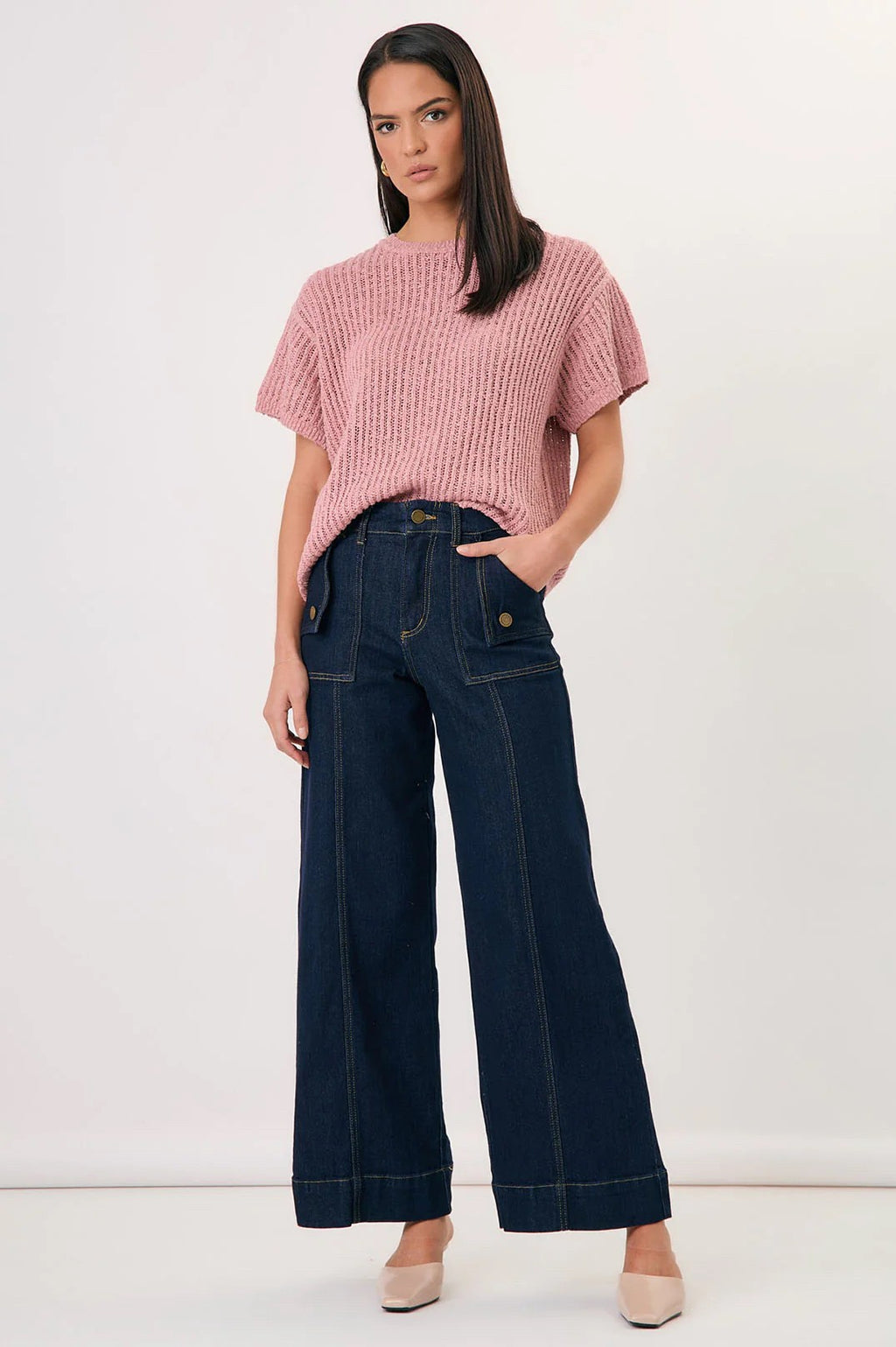 DION STATMENT POCKET JEAN