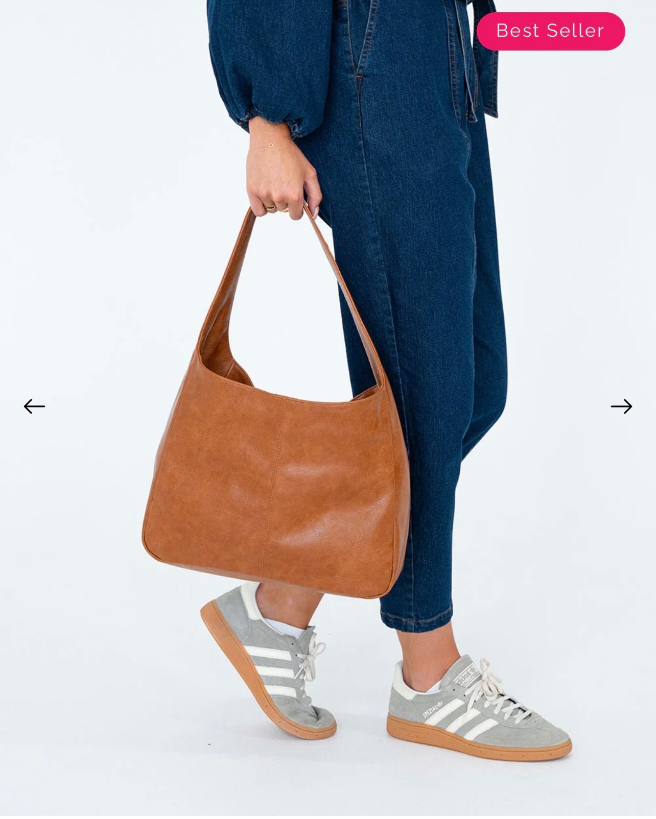 ELMS AND KING ARCADIA TOTE TAN PEBBLE