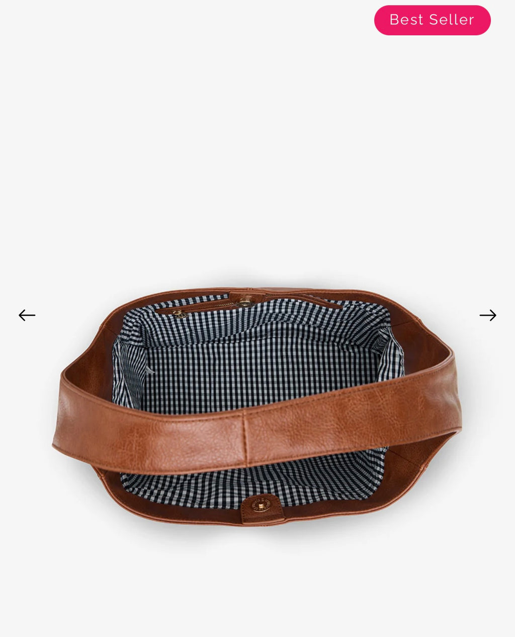 ELMS AND KING ARCADIA TOTE TAN PEBBLE