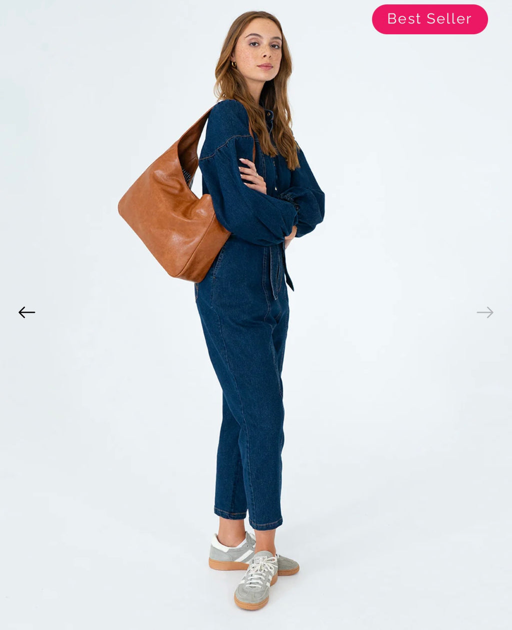 ELMS AND KING ARCADIA TOTE TAN PEBBLE