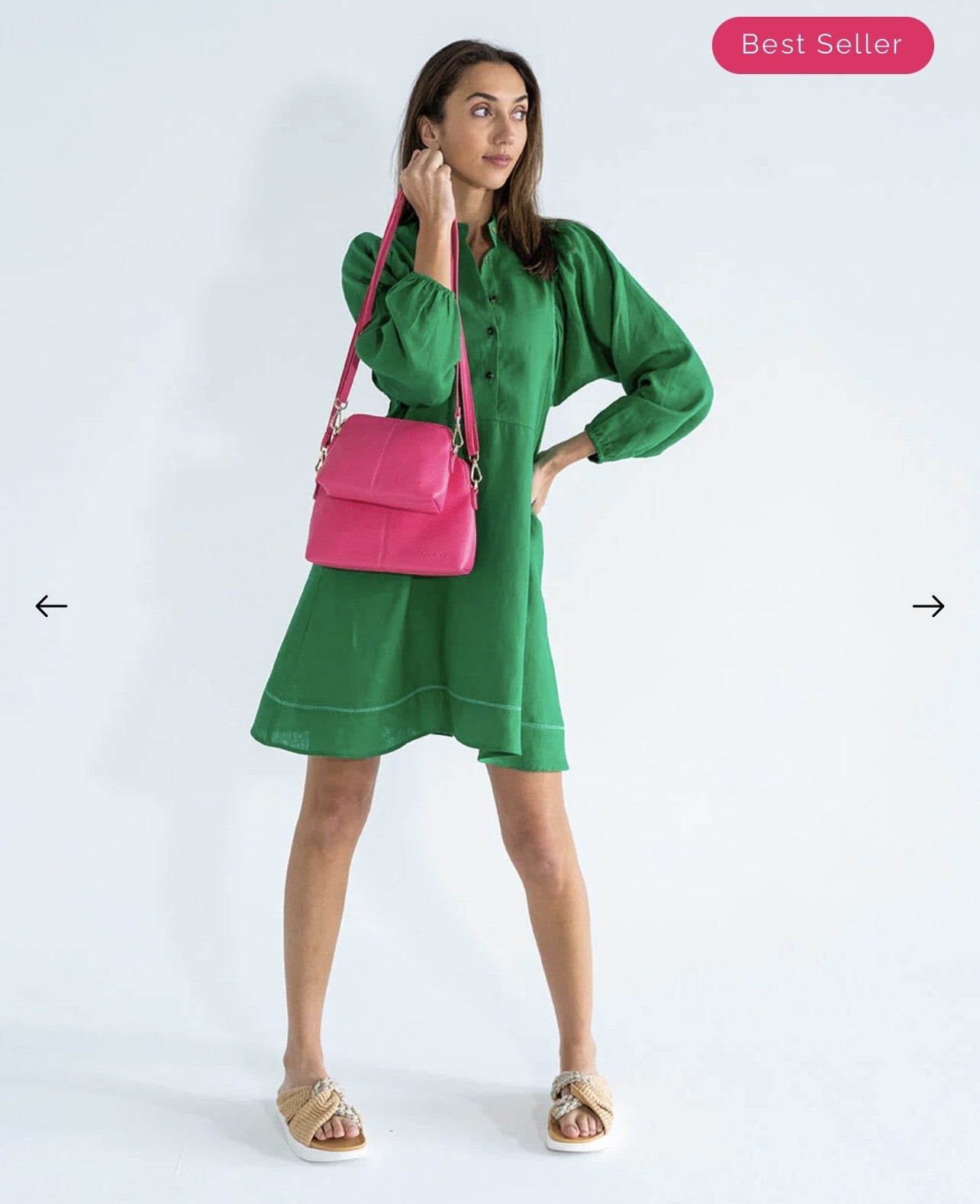 ELMS AND KING BURBANK CROSSBODY LARGE PINK