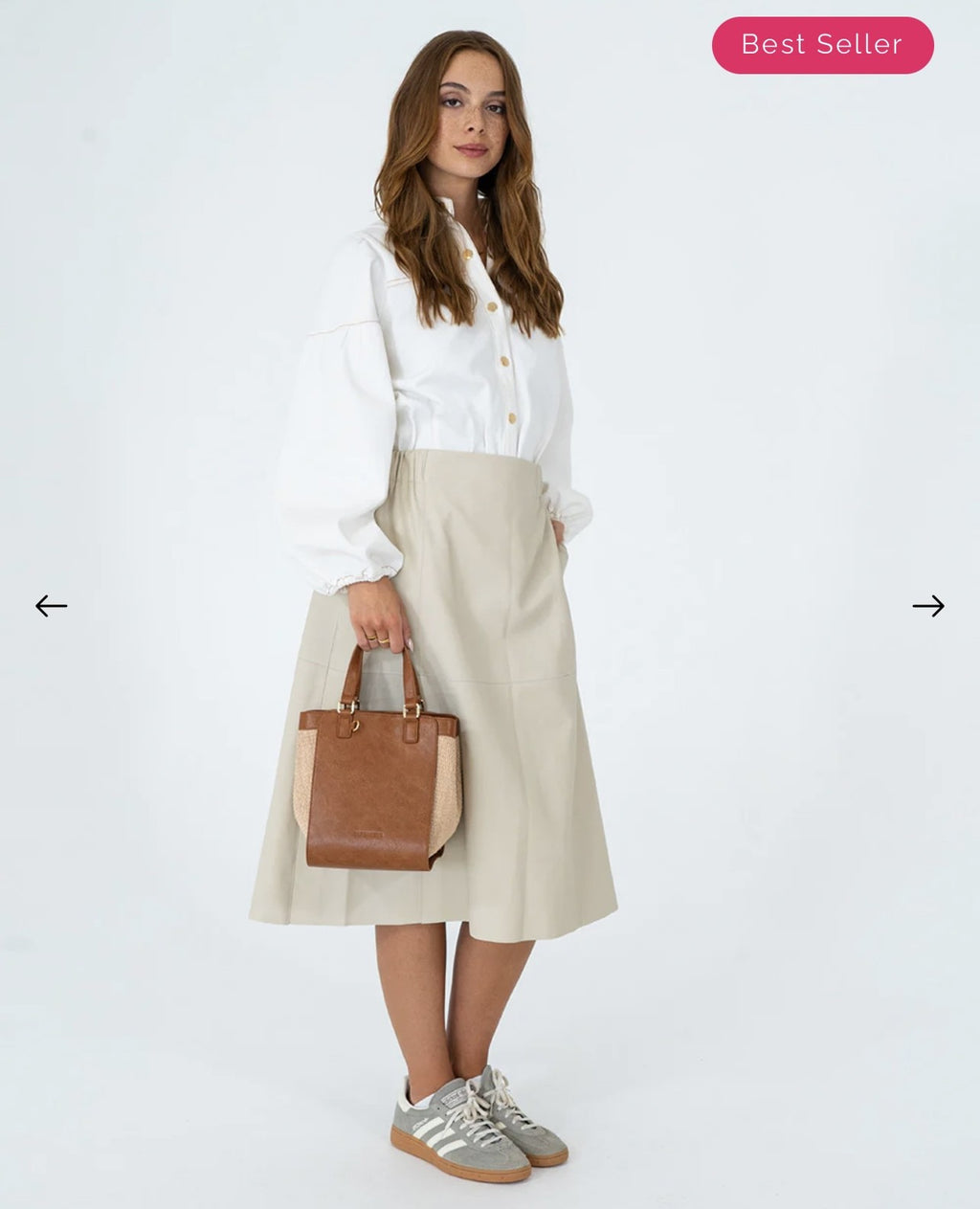 ELMS AND KING CARNEGIE TOTE TAN WEAVE