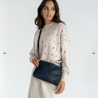 ELMS AND KING BURBANK CROSSBODY NAVY LARGE