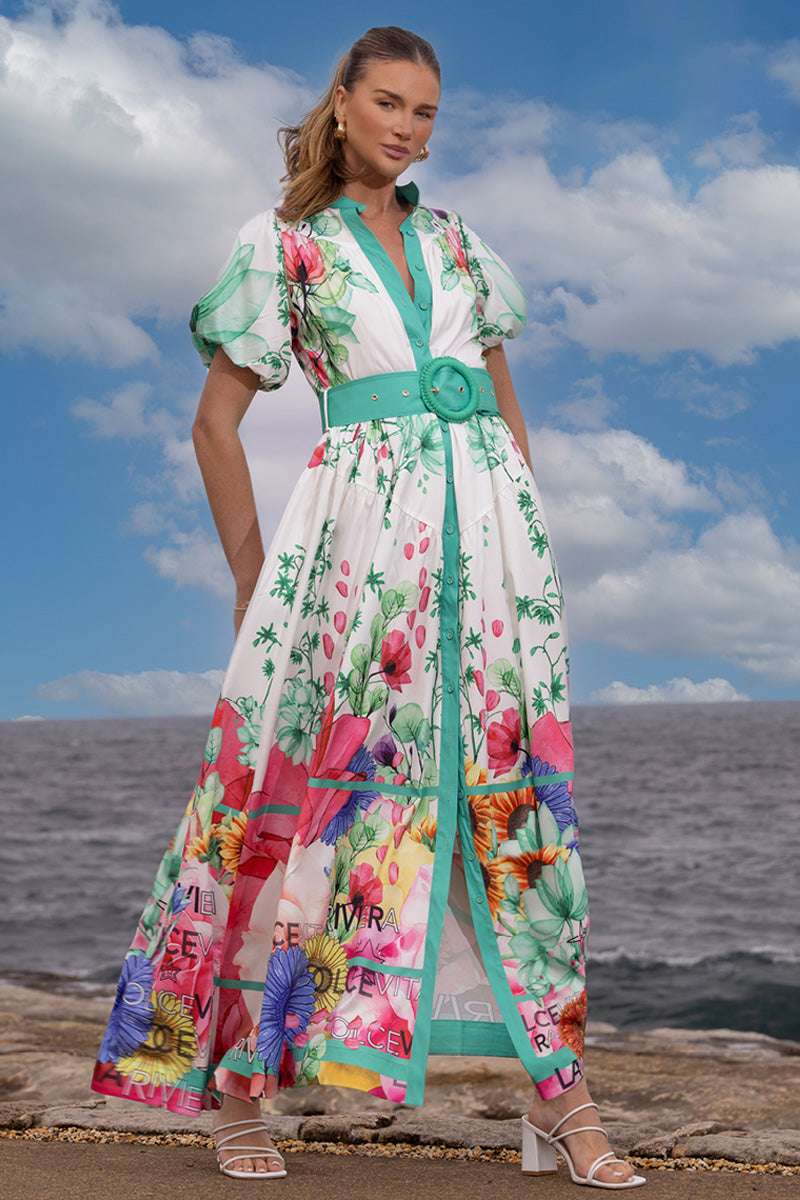FLORAL PETAL MAXI