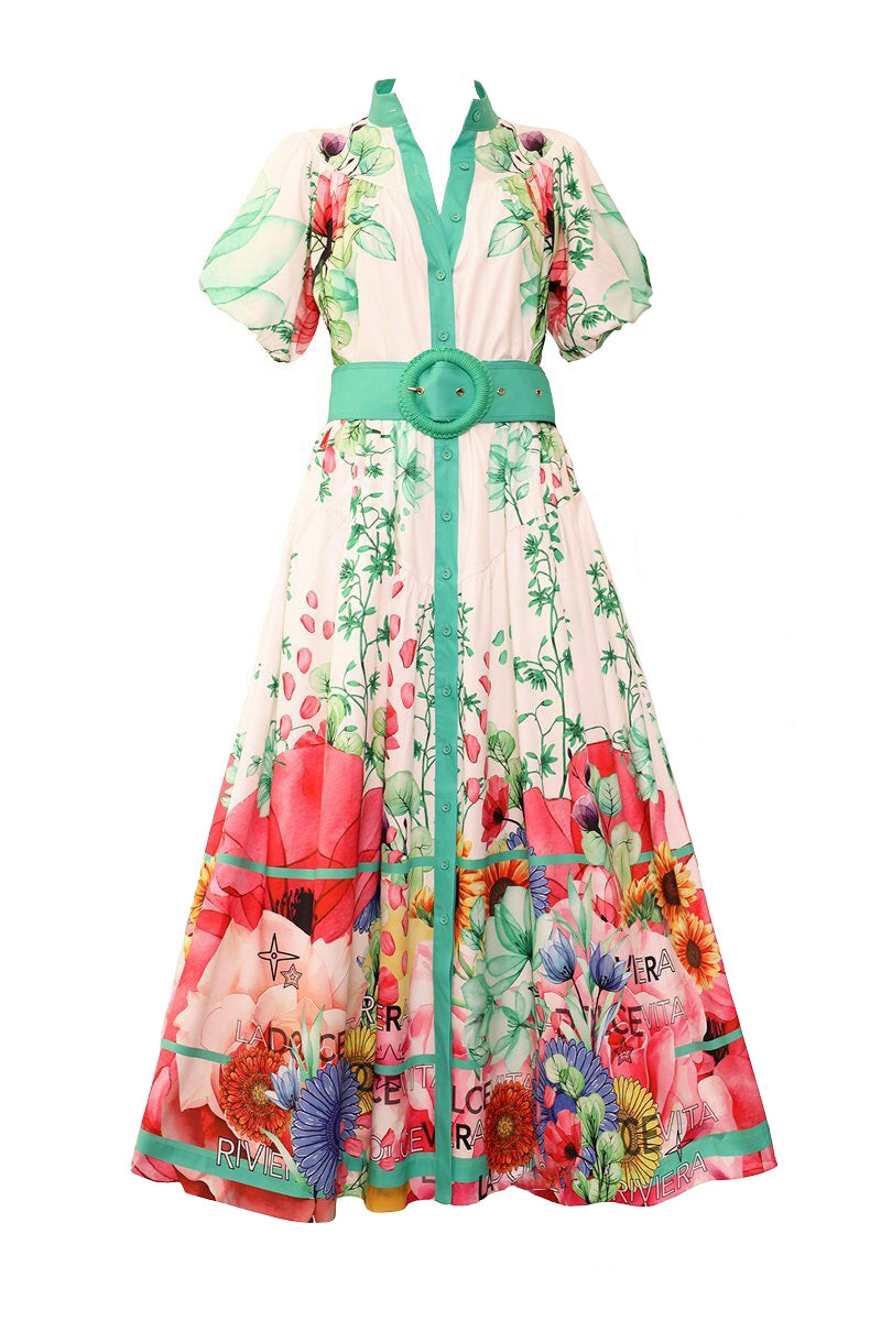 FLORAL PETAL MAXI