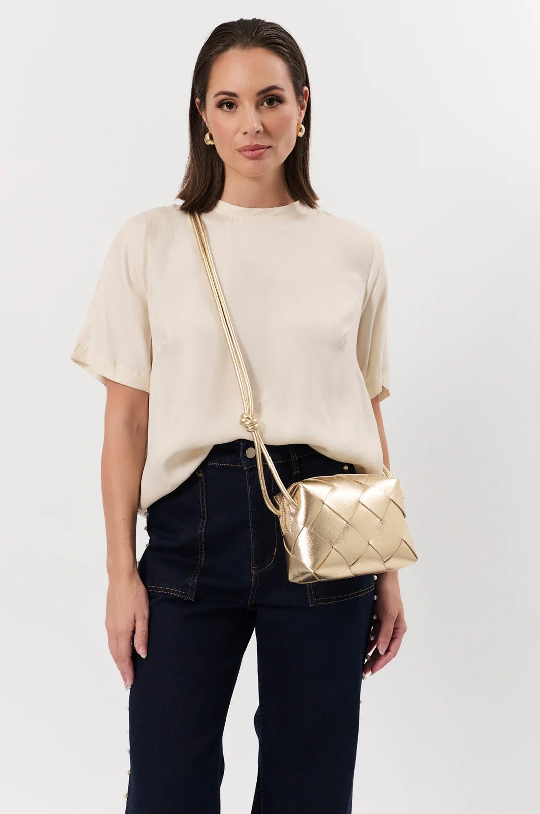 GOLD EVENING BAG