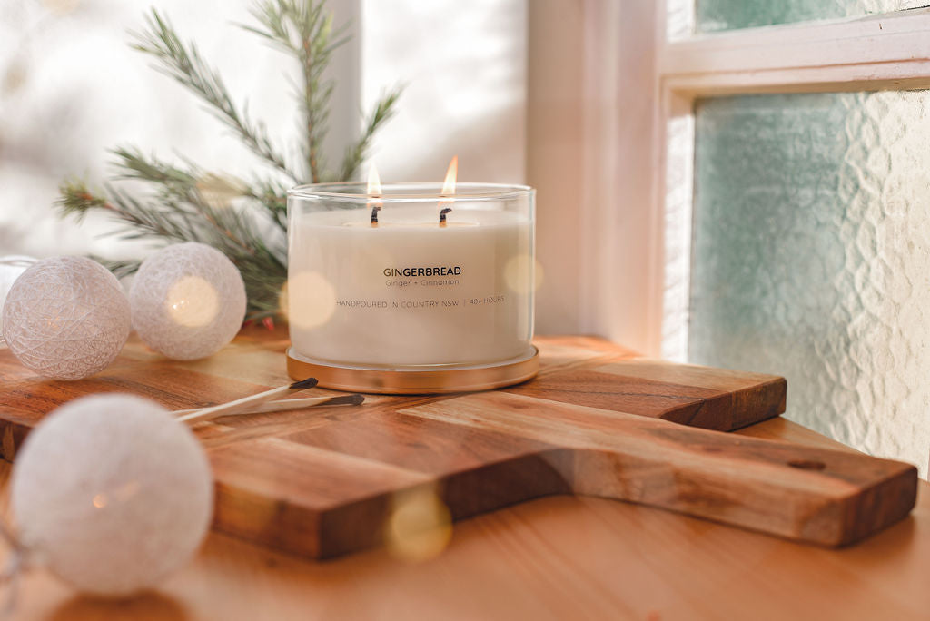 GINGERBREAD GOLD LID SOY CANDLE