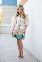 GREEN GARDEN FORMAL DRESS