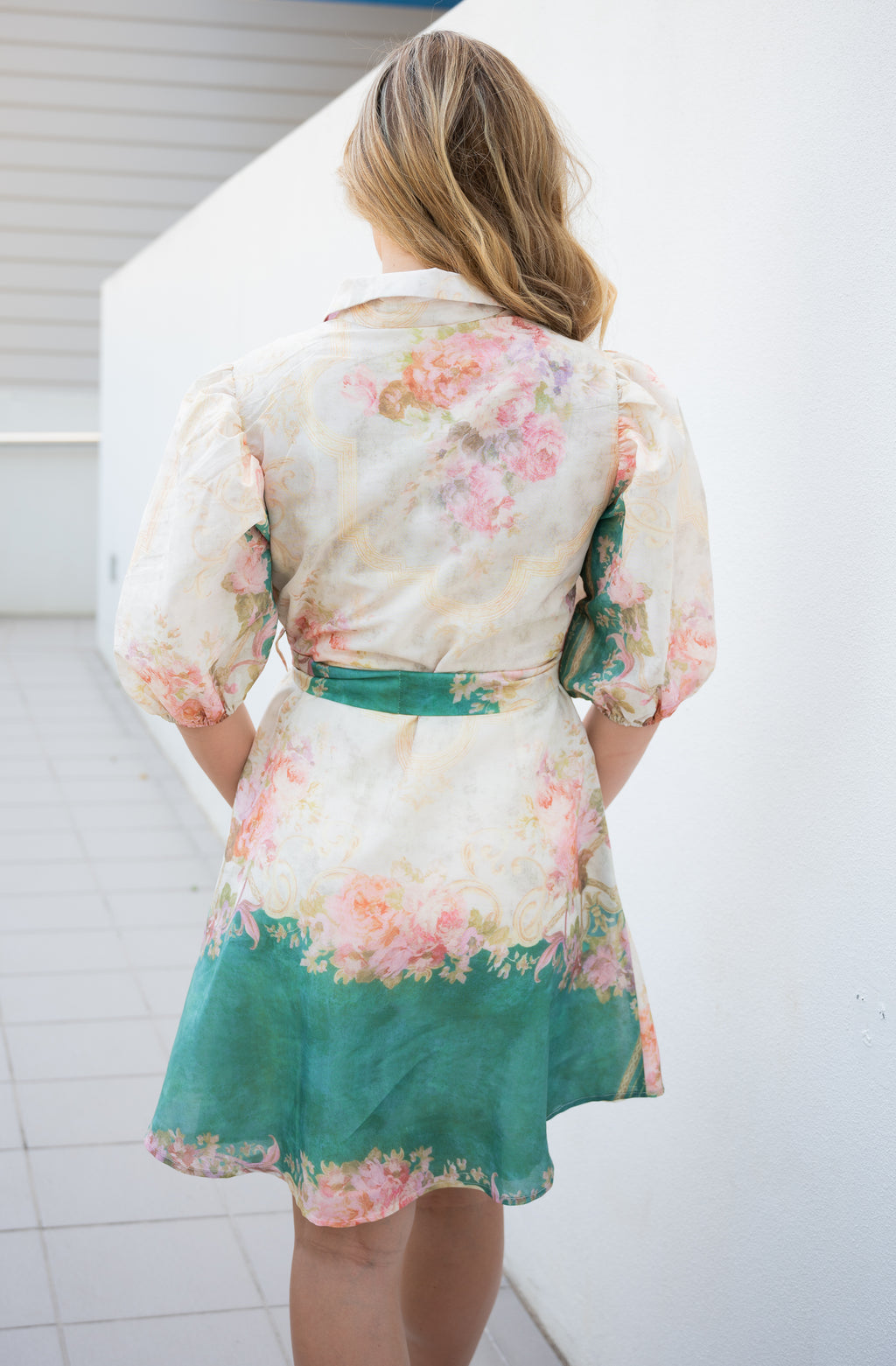 GREEN GARDEN FORMAL DRESS