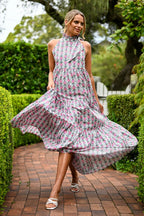 HELENA DRESS PINK VINE