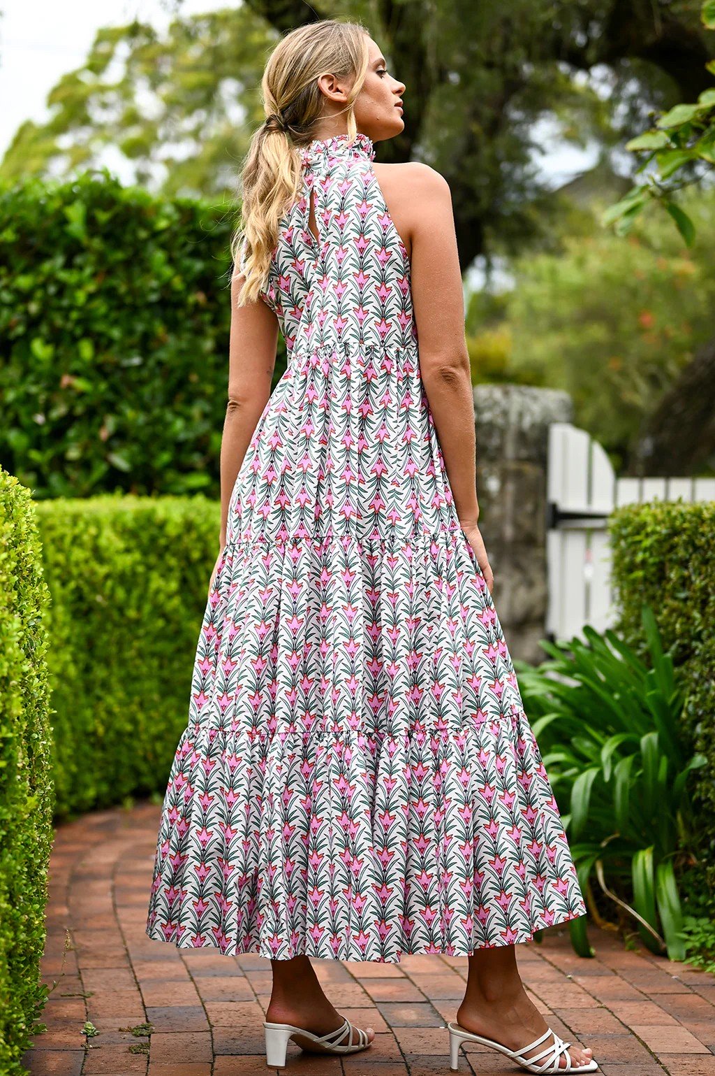 HELENA DRESS PINK VINE