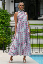 HELENA DRESS PINK VINE