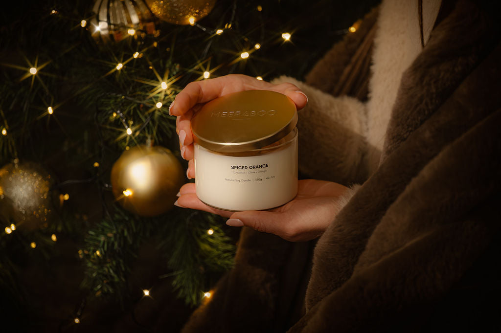 SPICE ORANGE GOLD LID SOY CANDLE