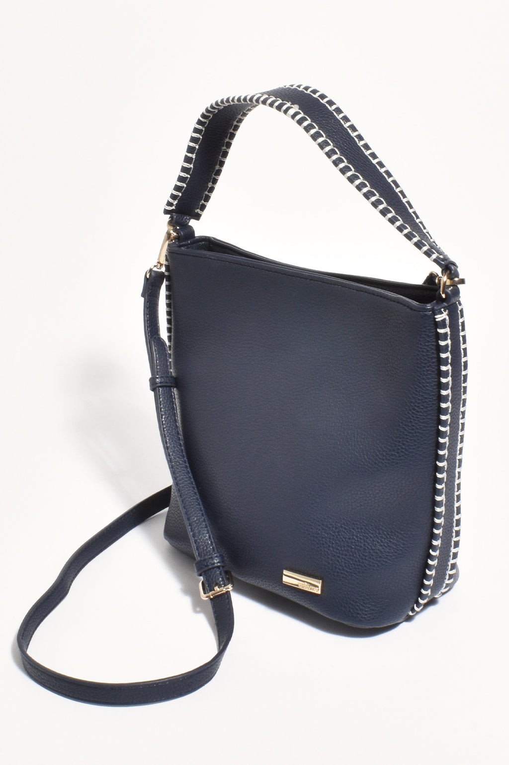 ADORNE BUCKET BAG NAVY
