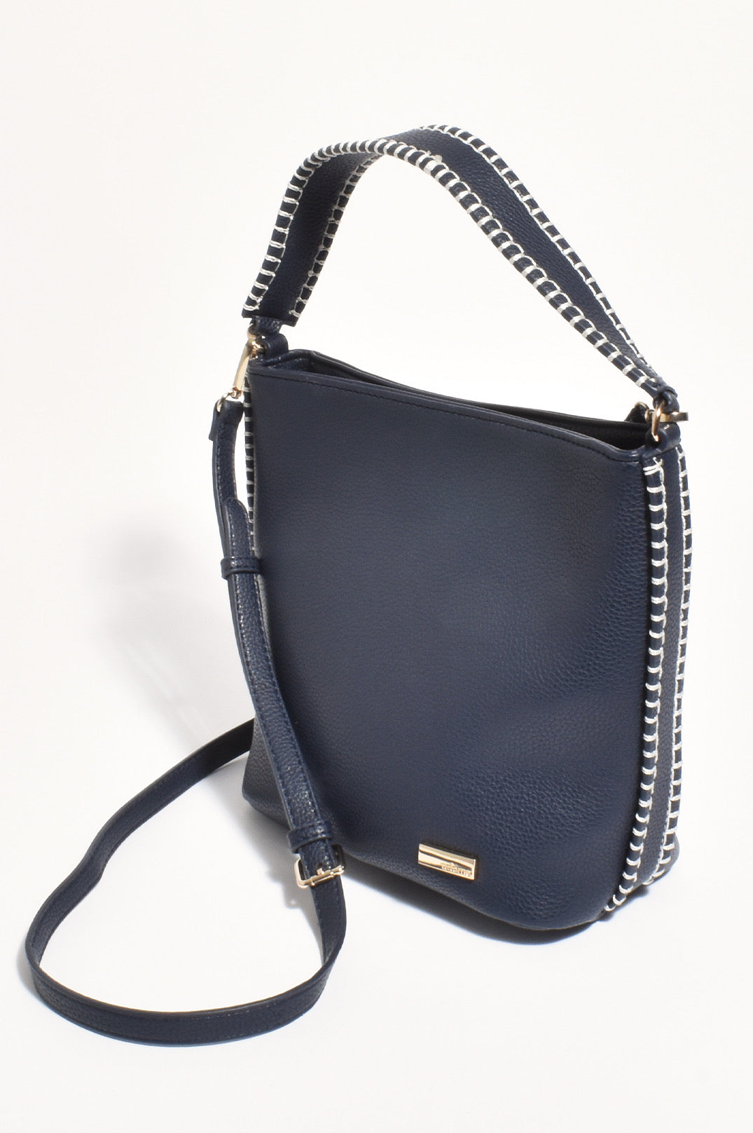 ADORNE BUCKET BAG NAVY