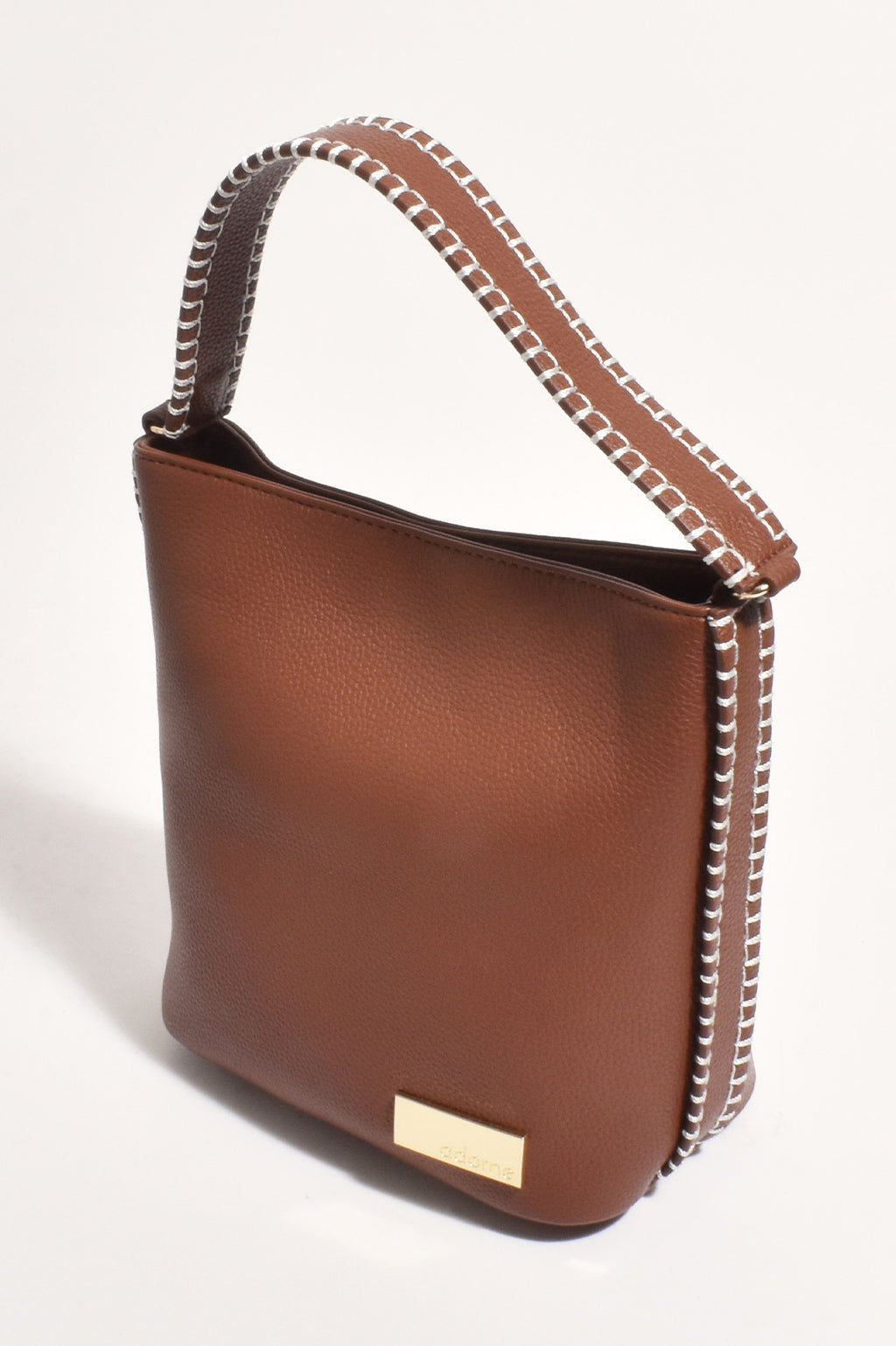 ADORNE BUCKET BAG TAN