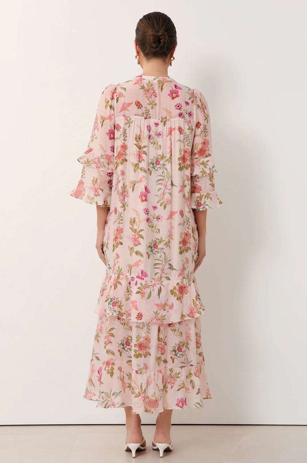 LARISSA FRILL SLEEVE DRESS