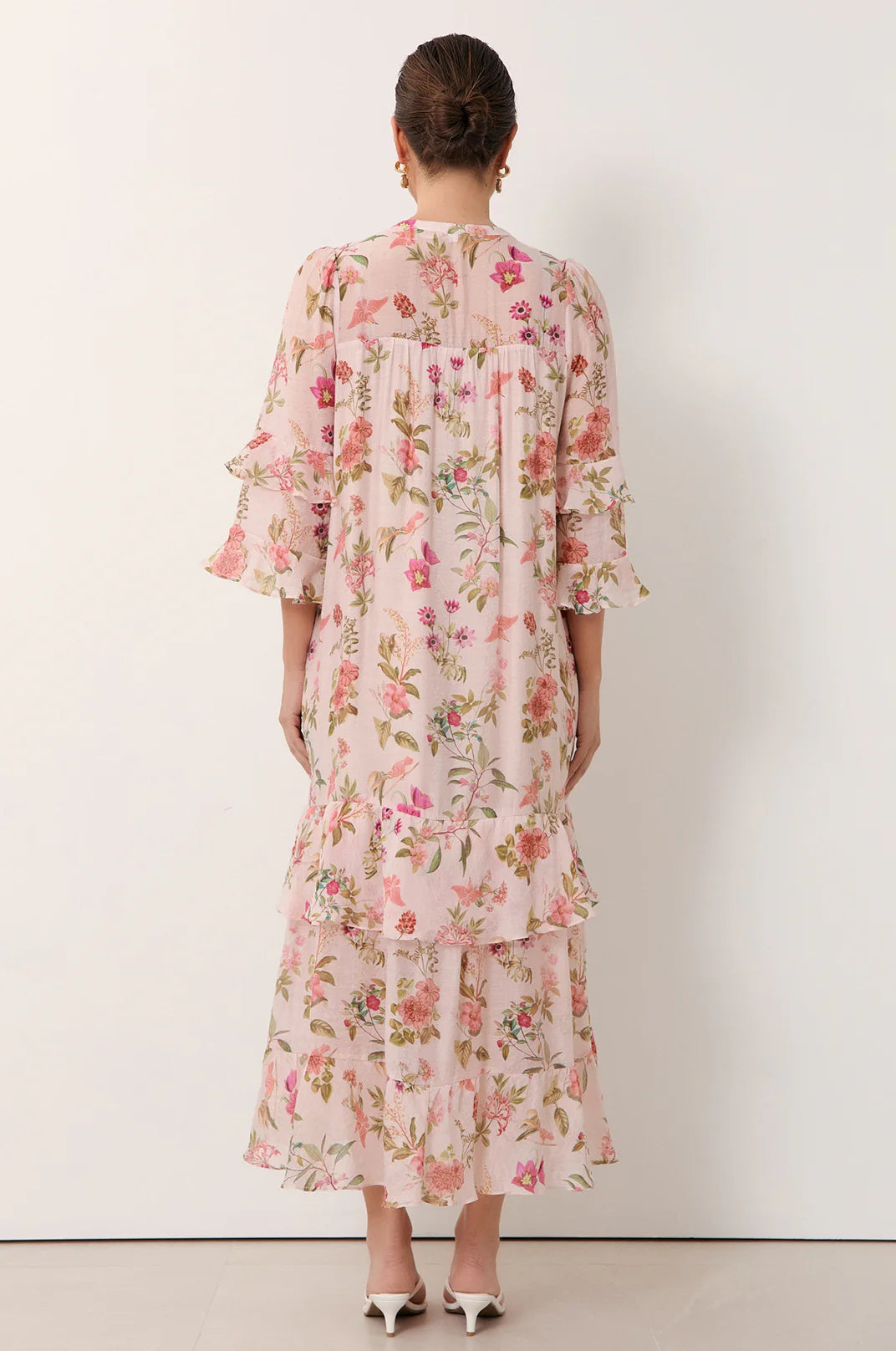 LARISSA FRILL SLEEVE DRESS