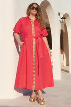 WATER MELON DRESSES MAXI