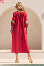 WATER MELON DRESSES MAXI