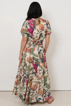 VIOLETTE SEVILLE PRINT MAXI DRESS