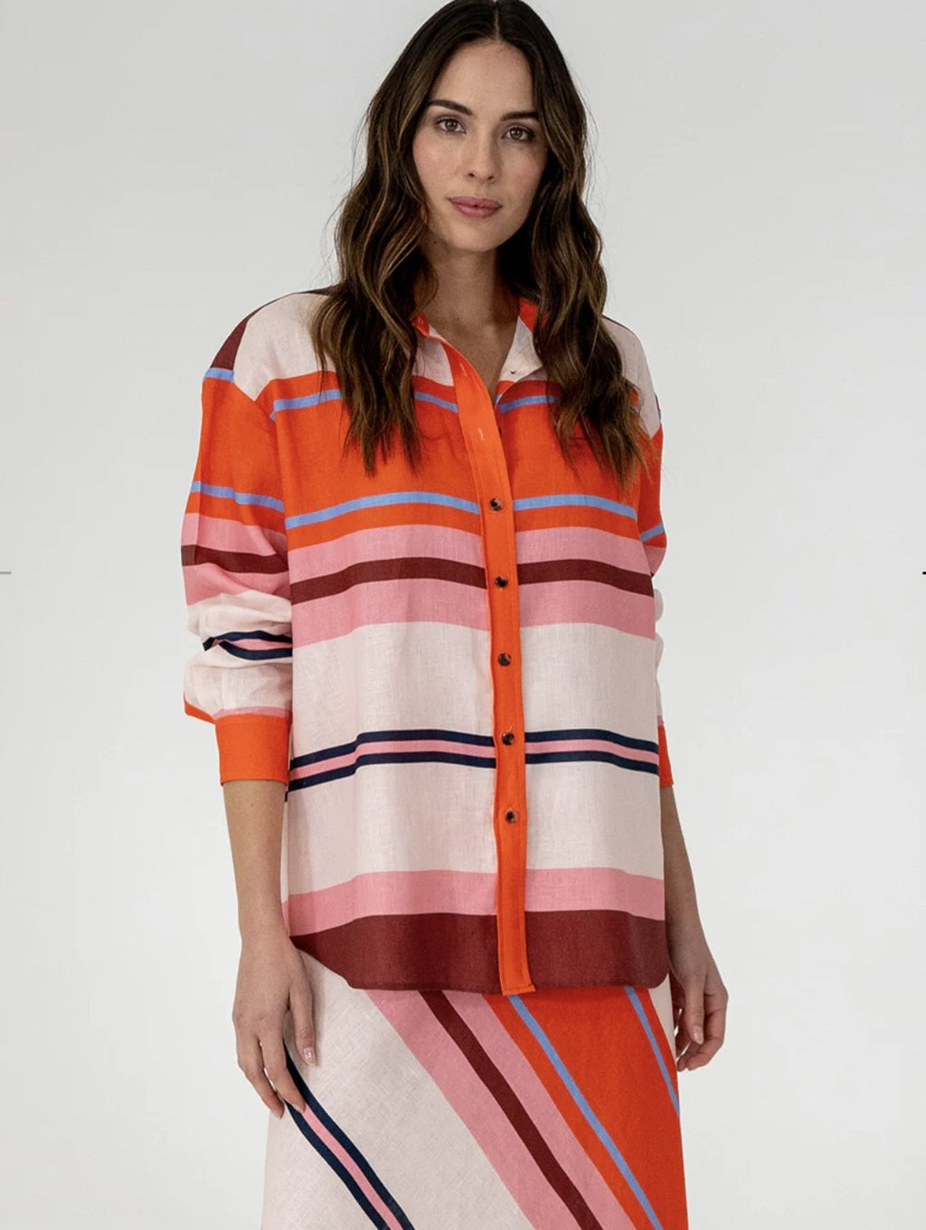 LINEN HARLEM OVERSIZED TOP