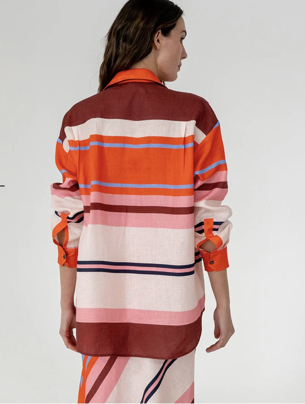 LINEN HARLEM OVERSIZED TOP