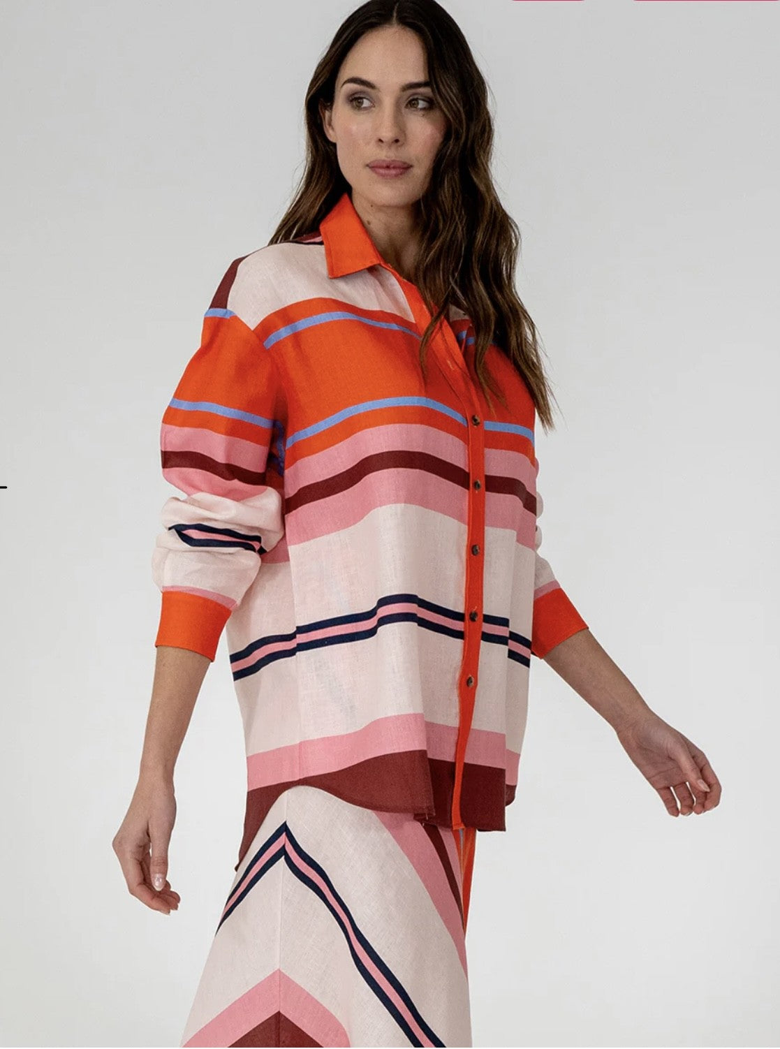 LINEN HARLEM OVERSIZED TOP