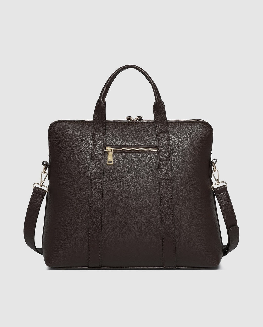 LOUENHIDE RHODES LAPTOP BAG CHOCOLATE