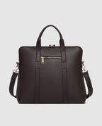 LOUENHIDE RHODES LAPTOP BAG CHOCOLATE
