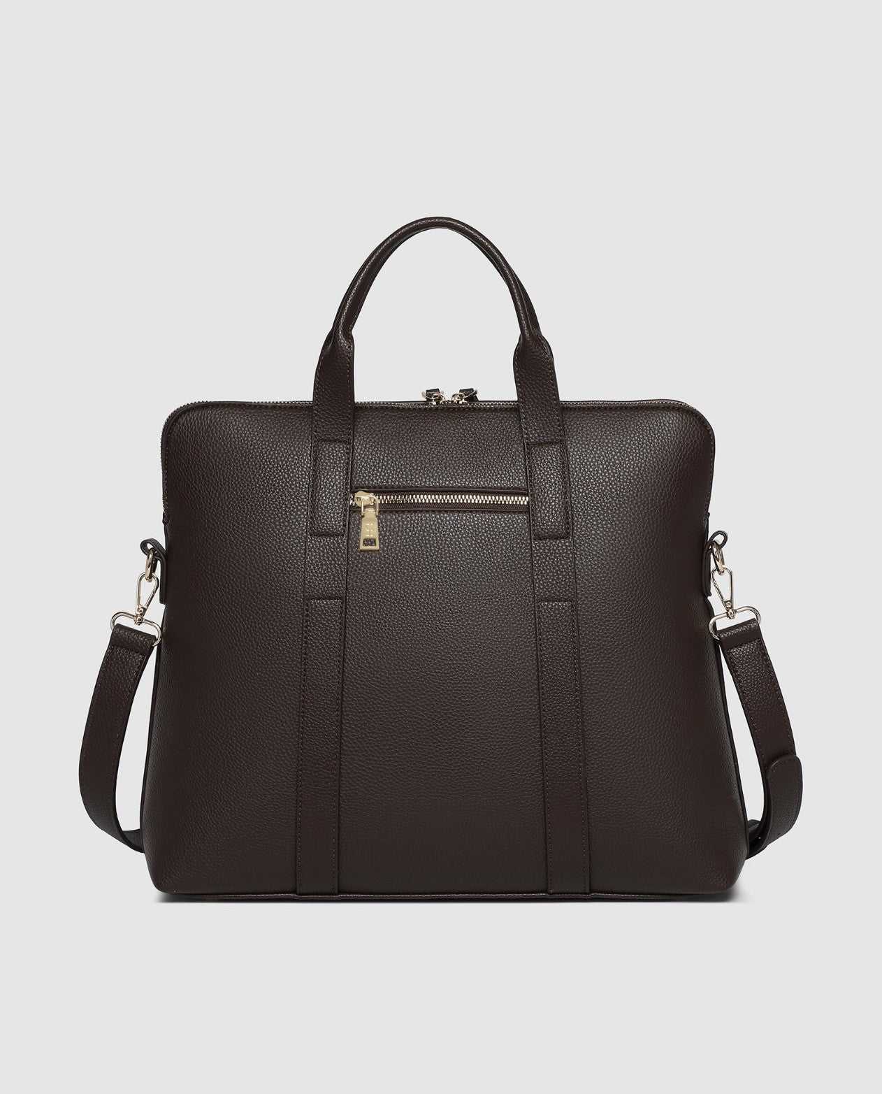 LOUENHIDE RHODES LAPTOP BAG CHOCOLATE