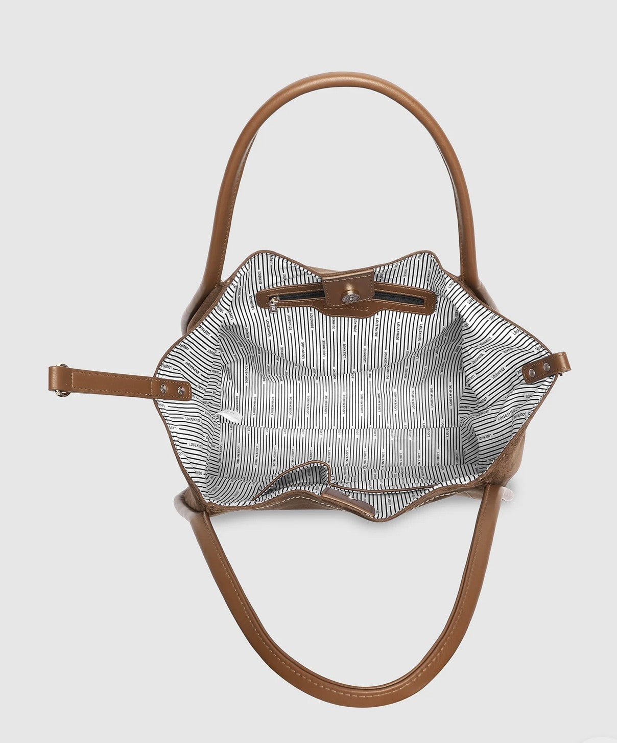 LOUENHIDE SUTTON TAN SHOULDER BAG