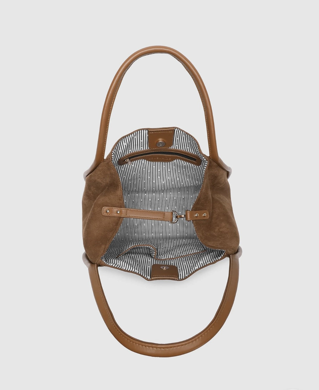 LOUENHIDE SUTTON TAN SHOULDER BAG