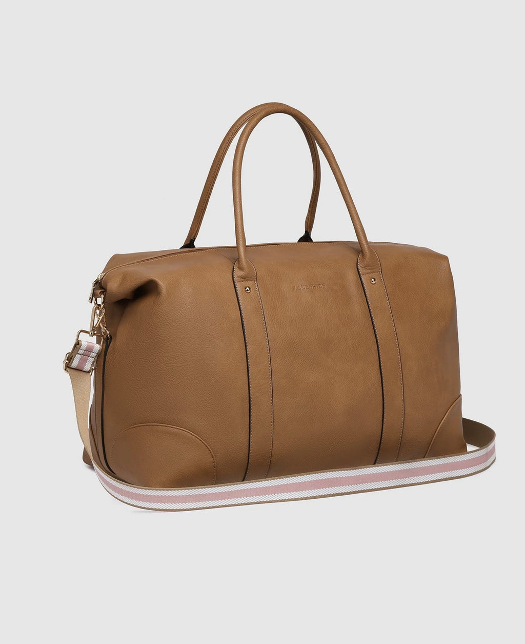 LOUENHIDE ALEXIS CAMEL WEEKENDER TRAVEL BAG
