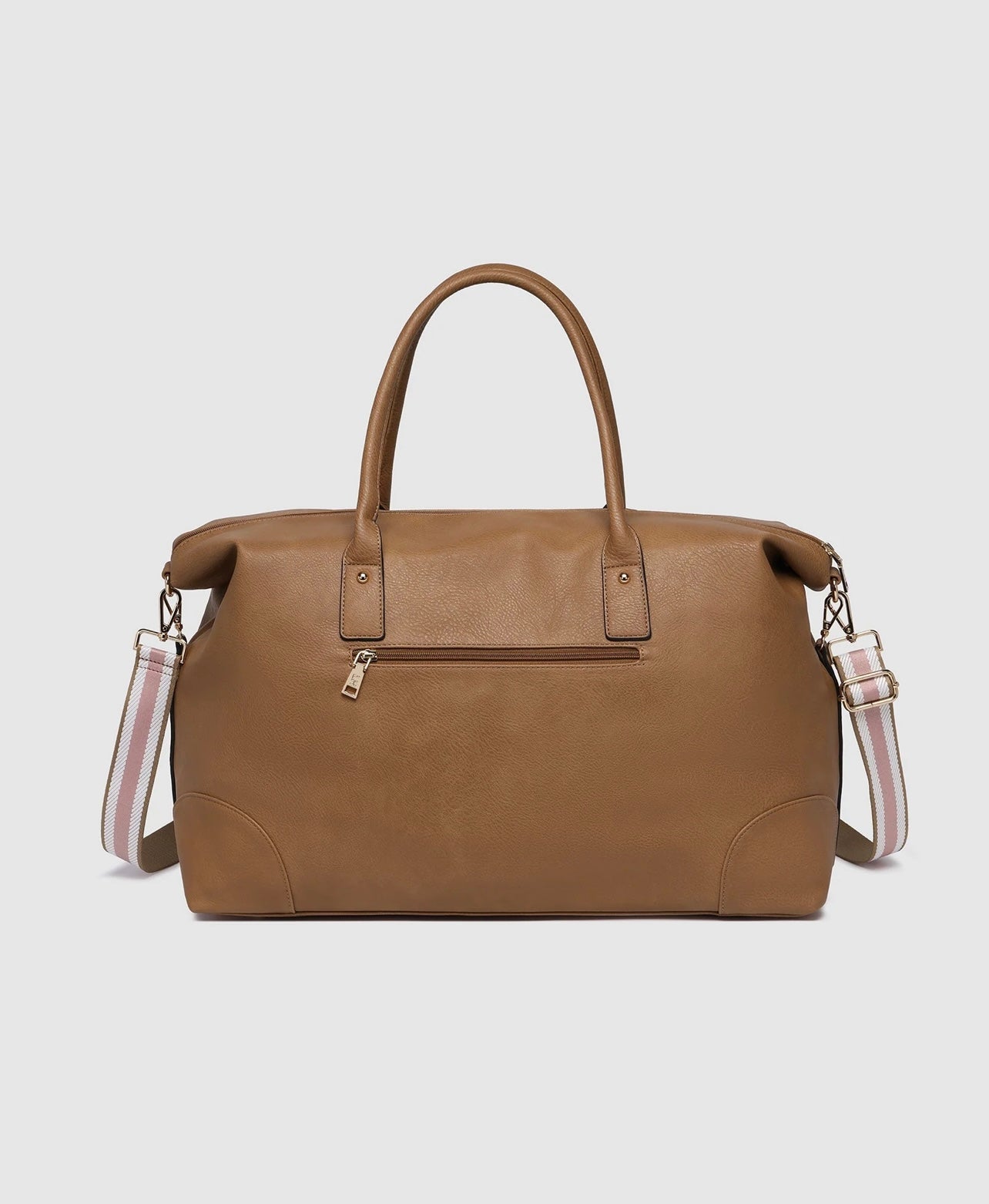 LOUENHIDE ALEXIS CAMEL WEEKENDER TRAVEL BAG