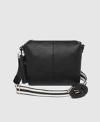 LOUENHIDE DAISY BLACK STRIPE CROSSBODY BAG