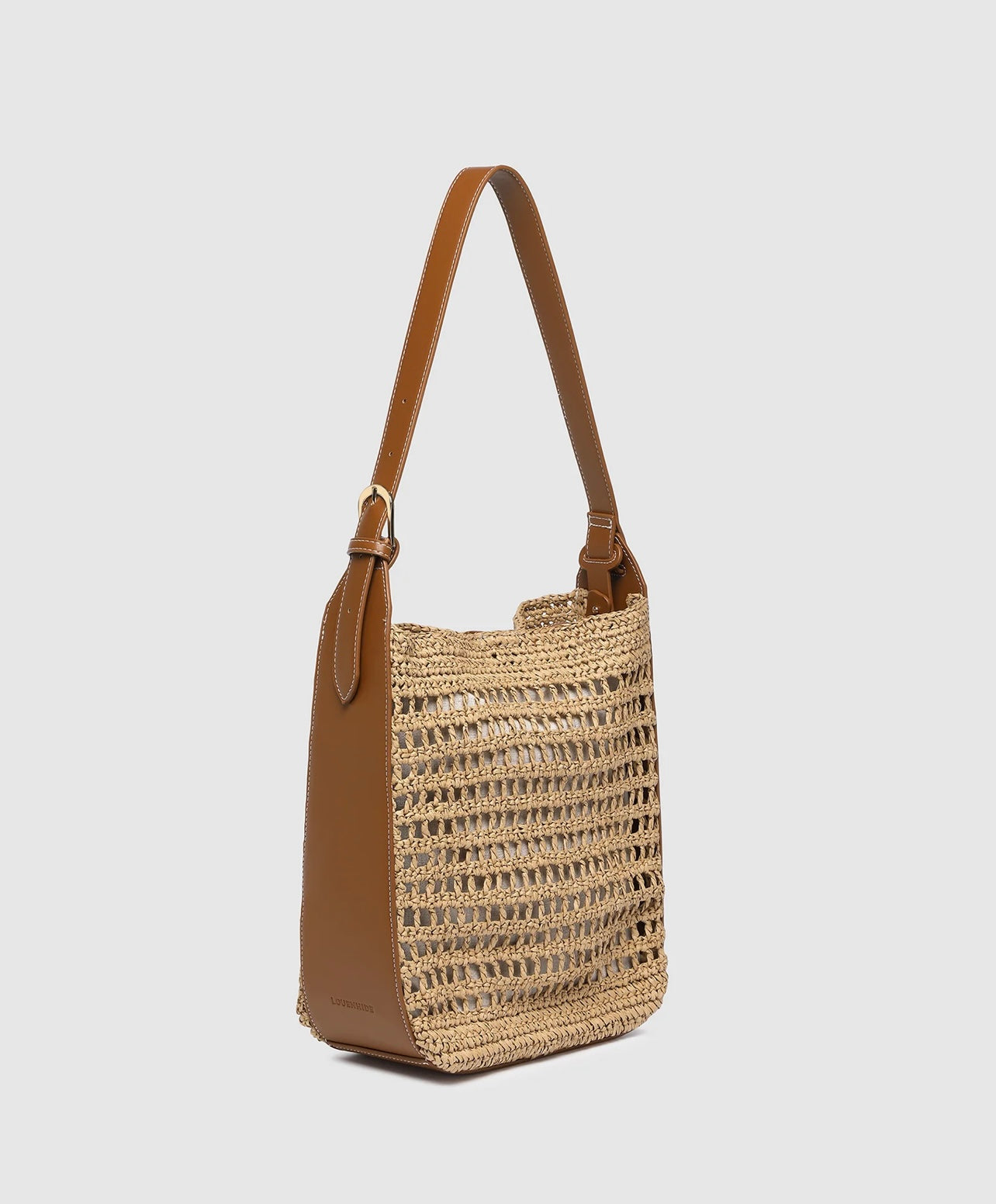 LOUENHIDE LOUISA NATURAL TAN SHOULDER BAG