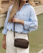 LOUENHIDE BIANCA CROSSBODY CHOCOLATE