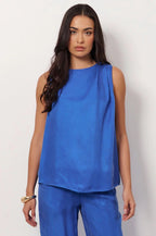 MILAN CUPRO SLEEVELESS TOP