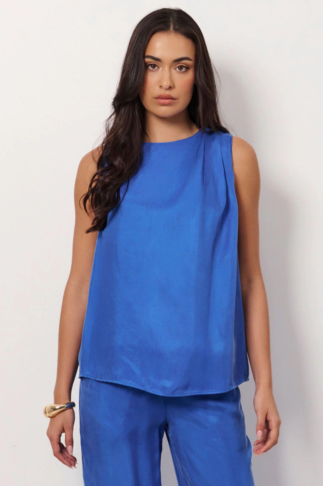 MILAN CUPRO SLEEVELESS TOP